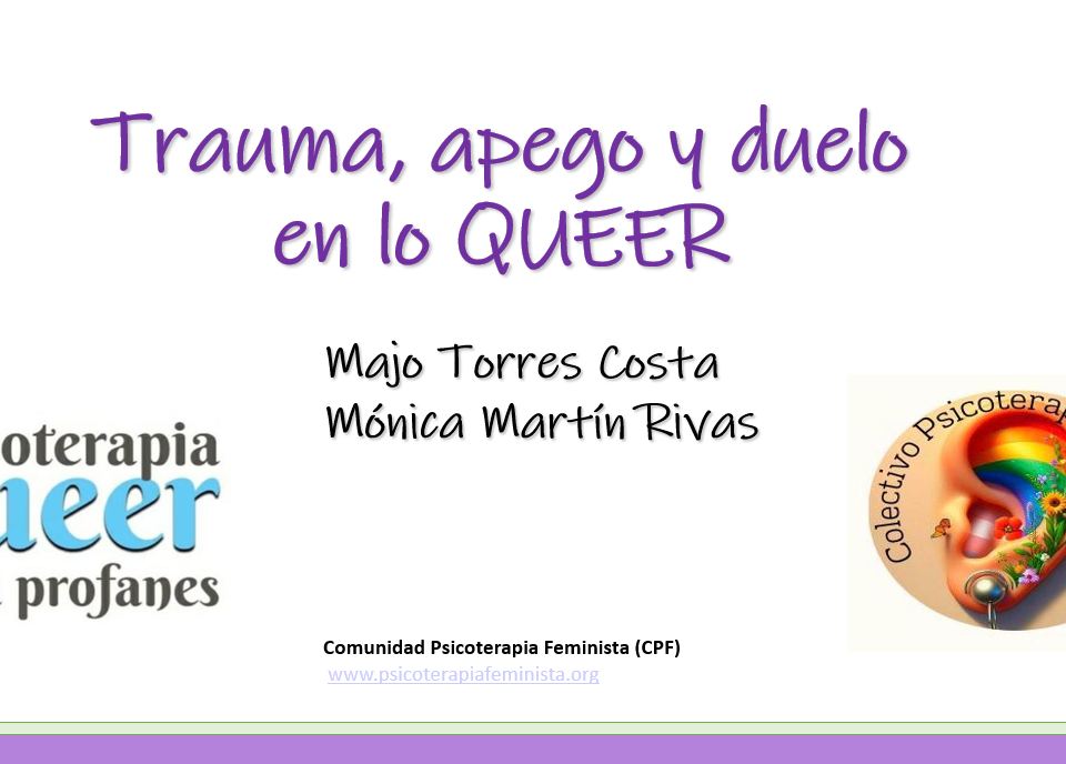Cartel del curso Psicoterapia Queer para profanes